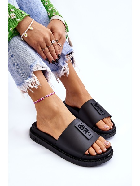 Women's Slippers Big Star LL274429 Black