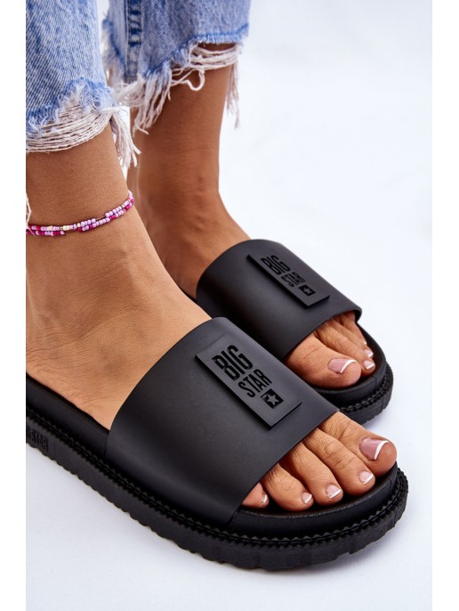 Women's Slippers Big Star LL274429 Black Women's Slippers Big Star LL274429 Black
