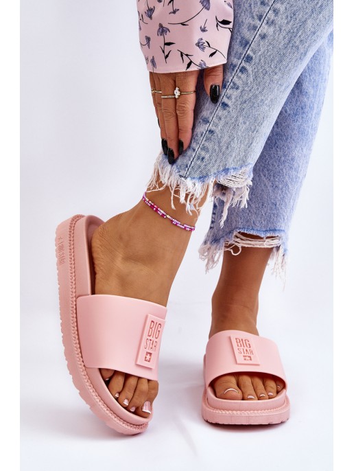 Women's Slippers Big Star LL274425 Light pink Women's Slippers Big Star LL274425 Light pink