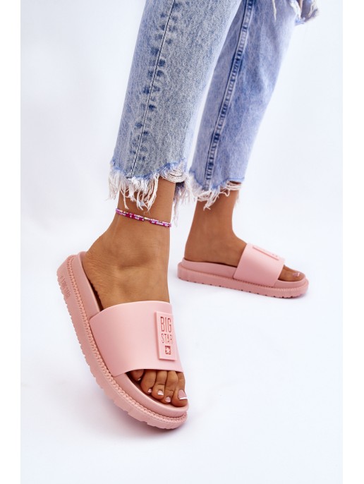 Women's Slippers Big Star LL274425 Light pink Women's Slippers Big Star LL274425 Light pink