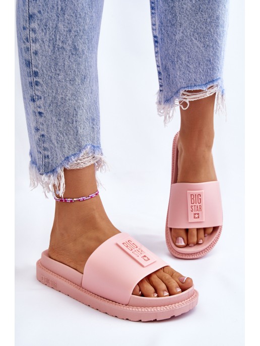Women's Slippers Big Star LL274425 Light pink Women's Slippers Big Star LL274425 Light pink