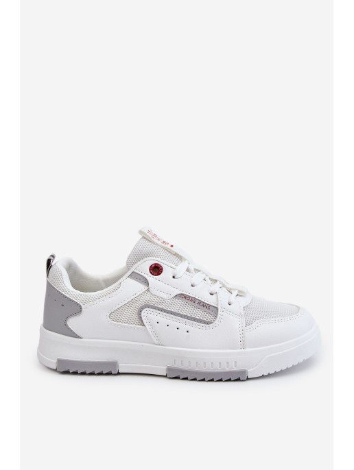 Moteriški Cross Jeans Low Sneakers LL2R4011C Balta Moteriški Cross Jeans Low Sneakers LL2R4011C Balta