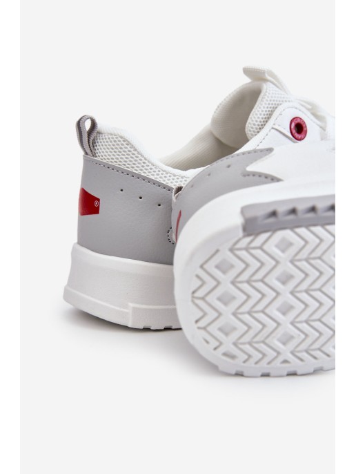 Moteriški Cross Jeans Low Sneakers LL2R4011C Balta Moteriški Cross Jeans Low Sneakers LL2R4011C Balta