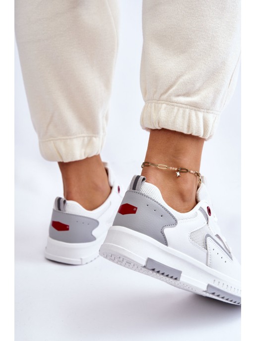 Moteriški Cross Jeans Low Sneakers LL2R4011C Balta Moteriški Cross Jeans Low Sneakers LL2R4011C Balta