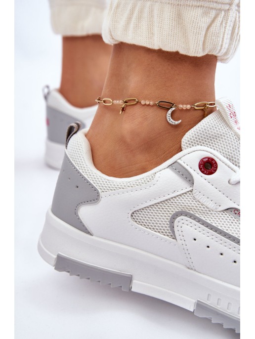 Moteriški Cross Jeans Low Sneakers LL2R4011C Balta Moteriški Cross Jeans Low Sneakers LL2R4011C Balta