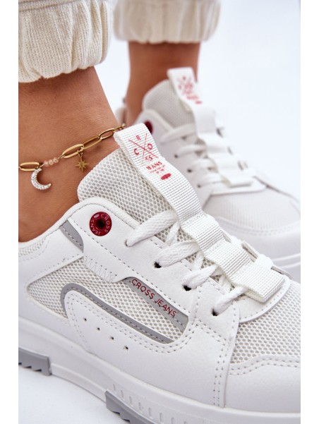 Women's Cross Jeans Low Sneakers LL2R4011C White