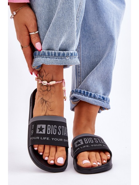 Women's Big Star Light Slippers LL274732 Black
