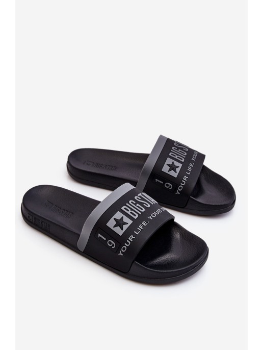 Women's Big Star Light Slippers LL274732 Black Women's Big Star Light Slippers LL274732 Black