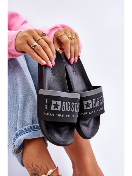 Women's Big Star Light Slippers LL274732 Black