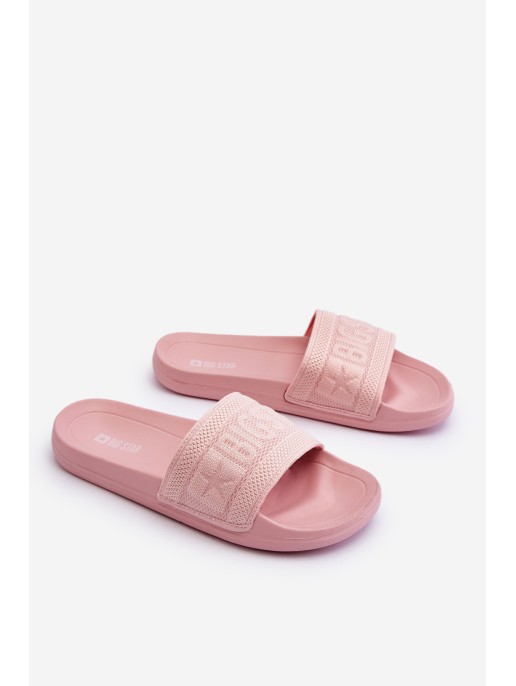 Women's Fashionable Big Star Slippers LL274A157 Light pink