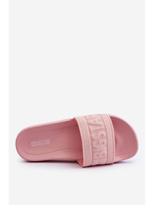 Women's Fashionable Big Star Slippers LL274A157 Light pink