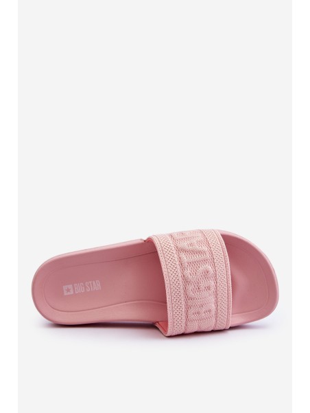 Women's Fashionable Big Star Slippers LL274A157 Light pink