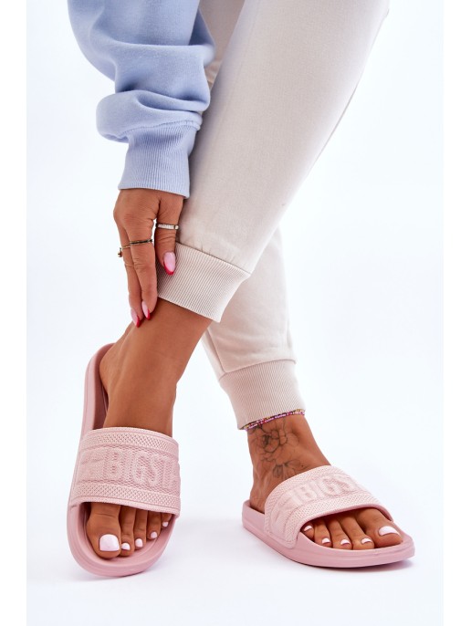 Women's Fashionable Big Star Slippers LL274A157 Light pink