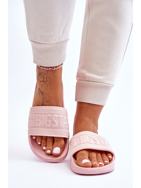 Women's Fashionable Big Star Slippers LL274A157 Light pink