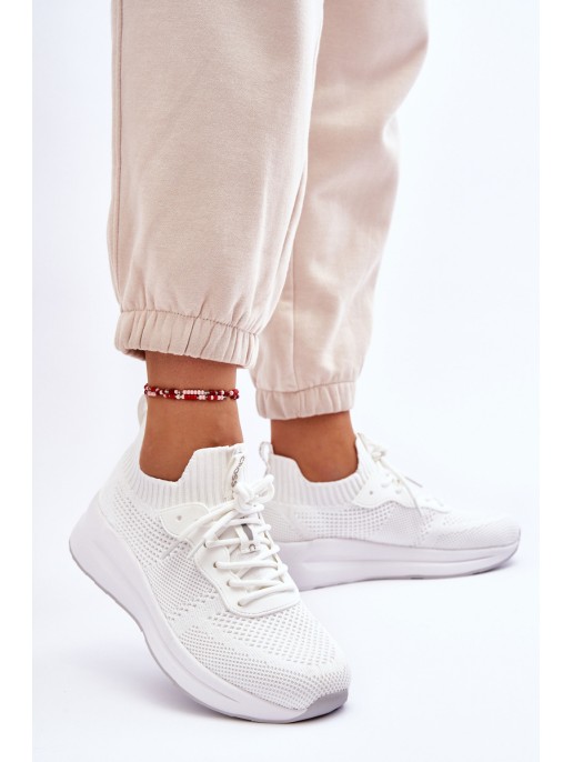 Women's Cross Jeans Slip-on Sneakers LL2R4031C White