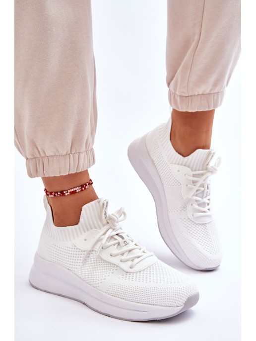 Women's Cross Jeans Slip-on Sneakers LL2R4031C White