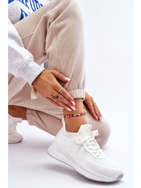 Women's Cross Jeans Slip-on Sneakers LL2R4031C White