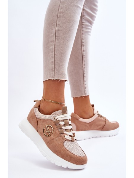 Women's Platform Sports Shoes Beige Aisha