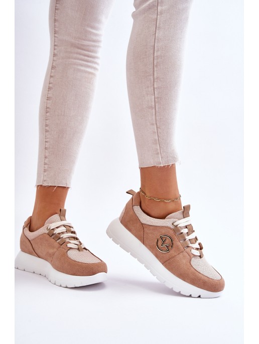 Women's Platform Sports Shoes Beige Aisha