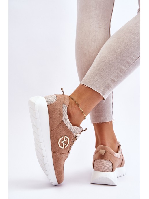 Women's Platform Sports Shoes Beige Aisha
