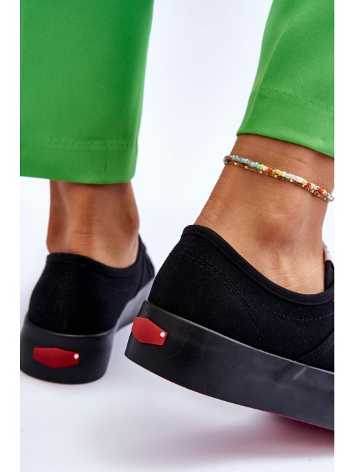 Women's Platform Sneakers Cross Jeans LL2R4039 Black Women's Platform Sneakers Cross Jeans LL2R4039 Black