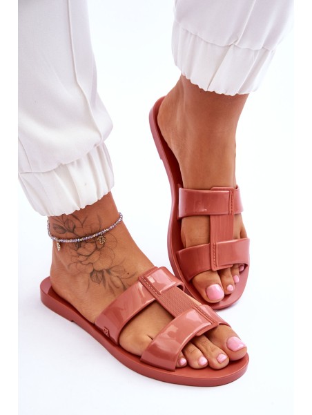 Fashionable Vegan Slippers ZAXY JJ285262 Dusty Pink