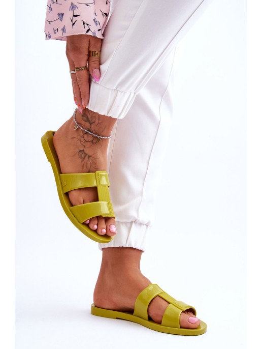 Fashionable Vegan Slippers ZAXY JJ285261 Green