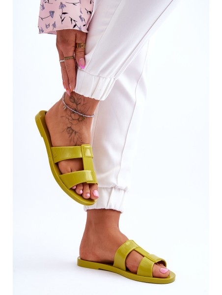 Fashionable Vegan Slippers ZAXY JJ285261 Green