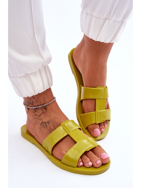 Fashionable Vegan Slippers ZAXY JJ285261 Green