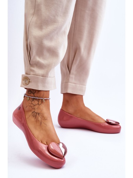 ZAXY Women's Ballerinas With Heart LL285028 Pink