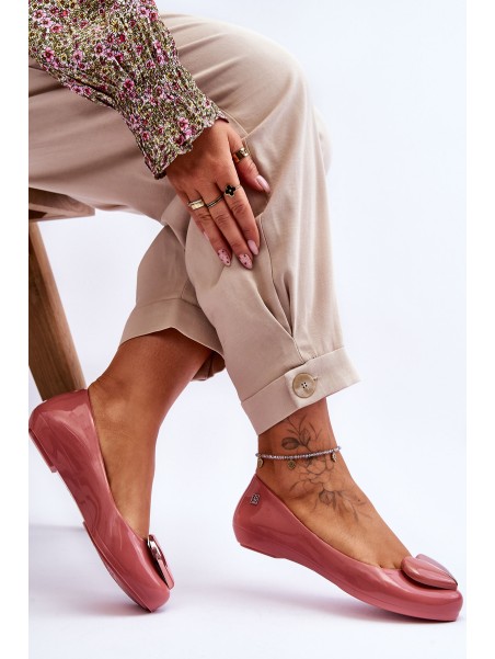 ZAXY Women's Ballerinas With Heart LL285028 Pink