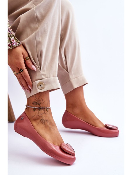 ZAXY Women's Ballerinas With Heart LL285028 Pink