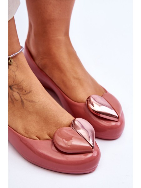 ZAXY Women's Ballerinas With Heart LL285028 Pink