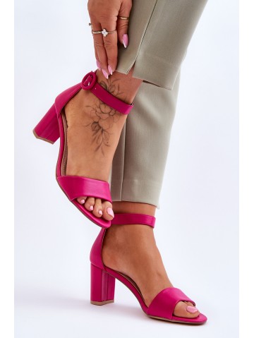 Women's Sandals On Heel Fuchsia Lexi 2