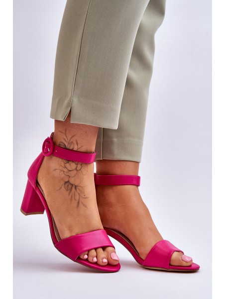 Women's Sandals On Heel Fuchsia Lexi