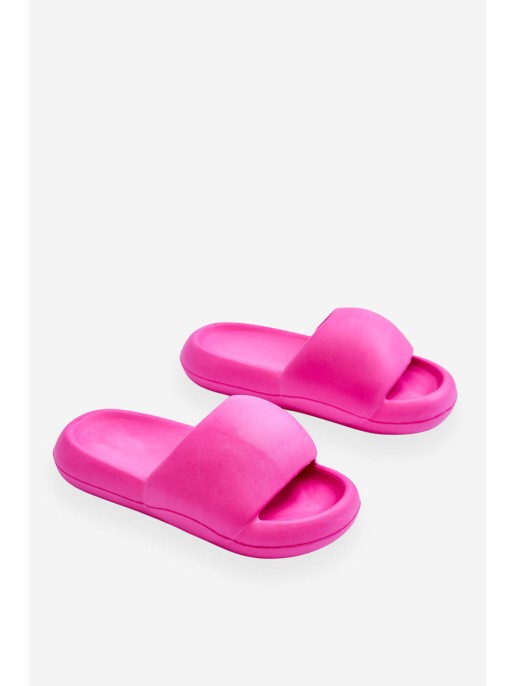 Women's Lightweight Foam Platform Slippers Fuchsia Milton