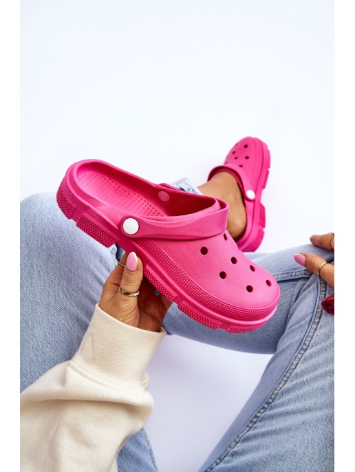Women's Rubber Crocs Fuchsia Rabios Women's Rubber Crocs Fuchsia Rabios