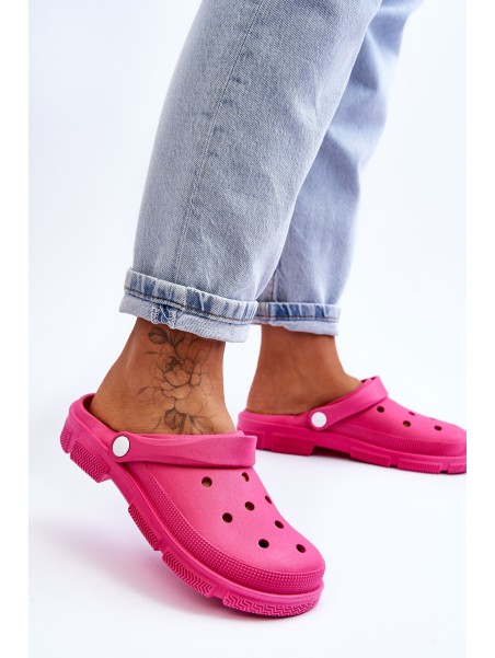 Women's Rubber Crocs Fuchsia Rabios