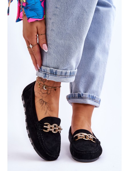 Moteriški zomšiniai batai, juodi Sorento