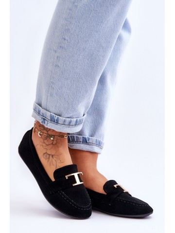 Classic Slip On Loafers Black Carly 2