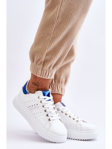 Women's Sport Shoes Blue and White Be First!