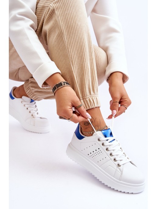 Women's Sport Shoes Blue and White Be First!