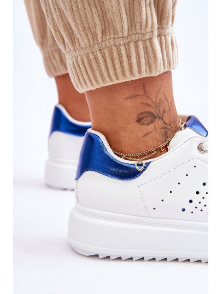 Women's Sport Shoes Blue and White Be First!