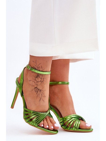 Women's High Heel Sandals Green My Darling