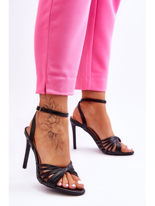Women's High Heel Sandals Black My Darling
