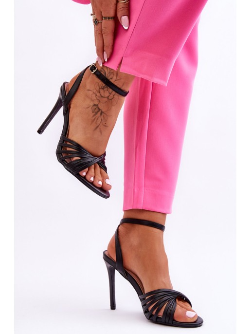 Women's High Heel Sandals Black My Darling