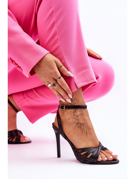 Women's High Heel Sandals Black My Darling