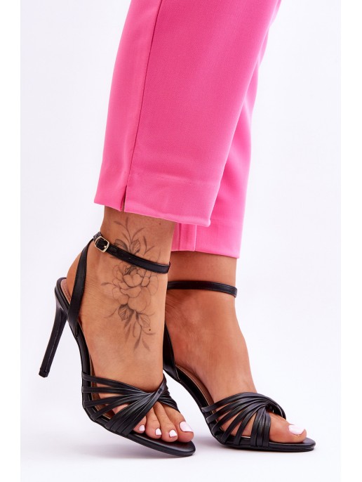 Women's High Heel Sandals Black My Darling