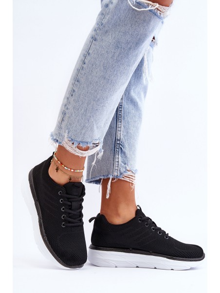 Suvarstomi moteriški sportiniai bateliai Juodi Lavarone