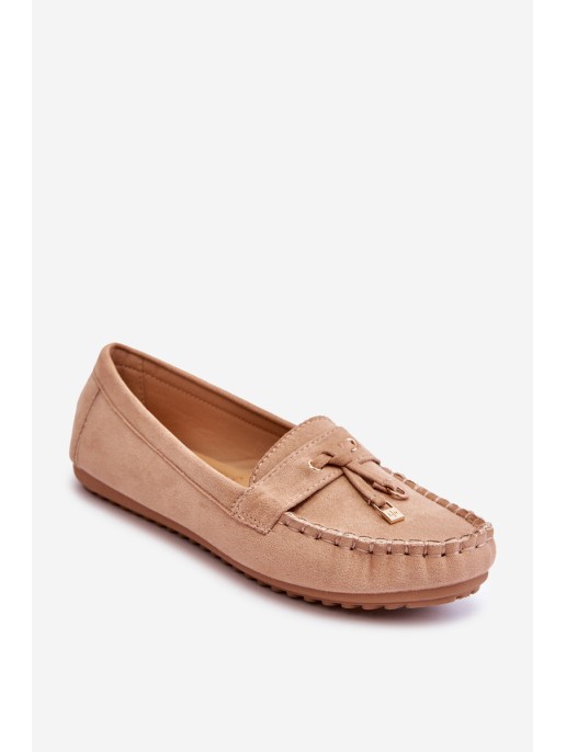 Classic Suede Loafers Dark beige Good Time